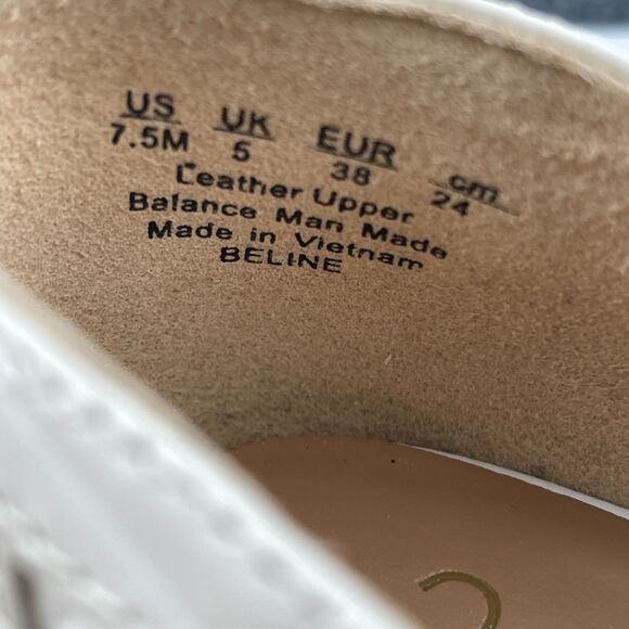 27 Edit Naturalizer Women's Beline Loafers 7.5M Leather Slip On Croc Embossed - Picture 12 of 12